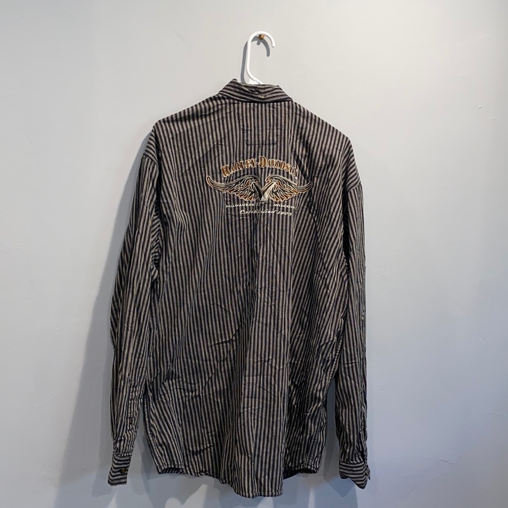 Harley Davidson Button Up - image 1